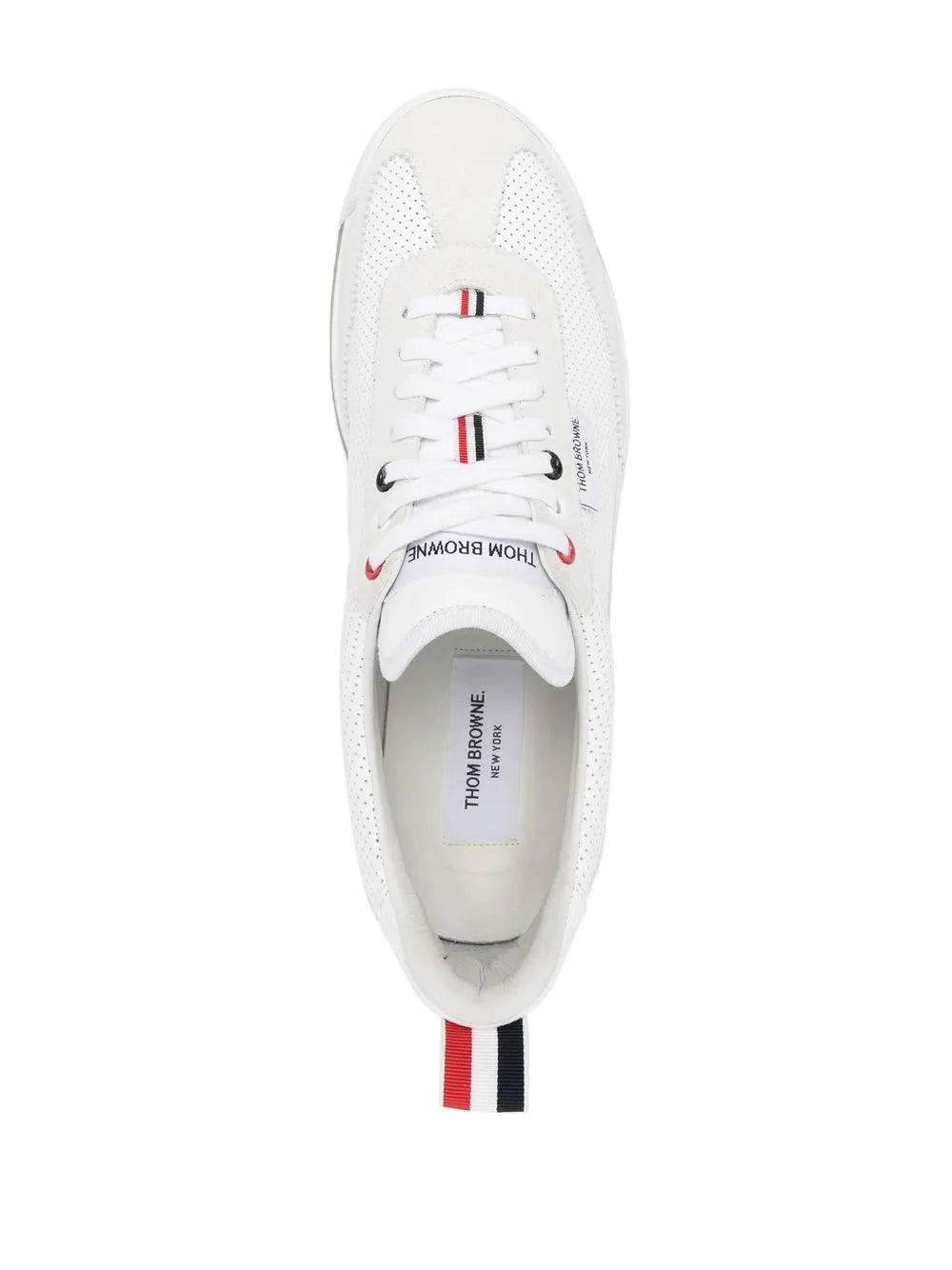 Thom Browne Rwb Stripe Low-Top Sneakers