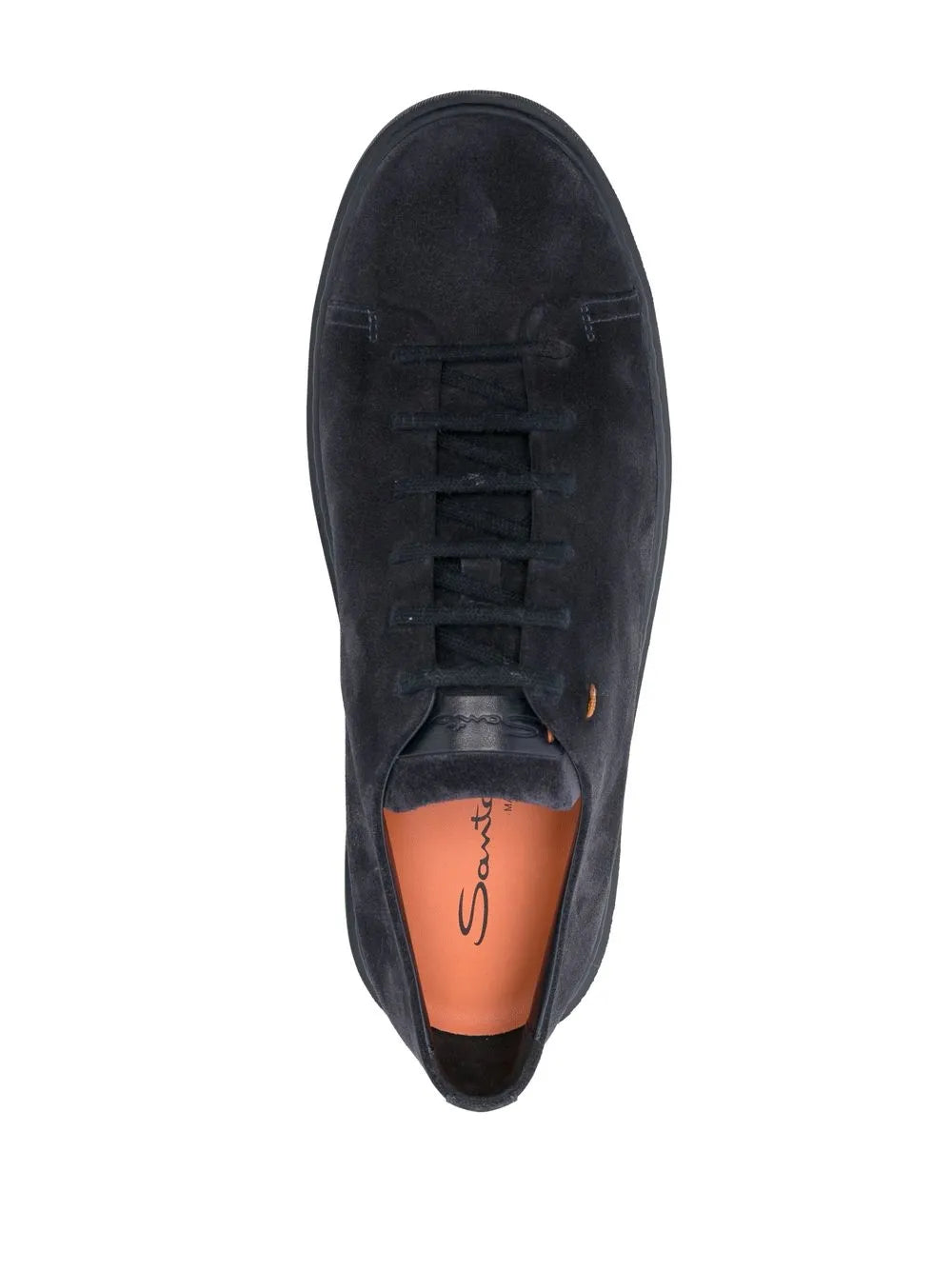 Santoni Low-Top Suede Sneakers