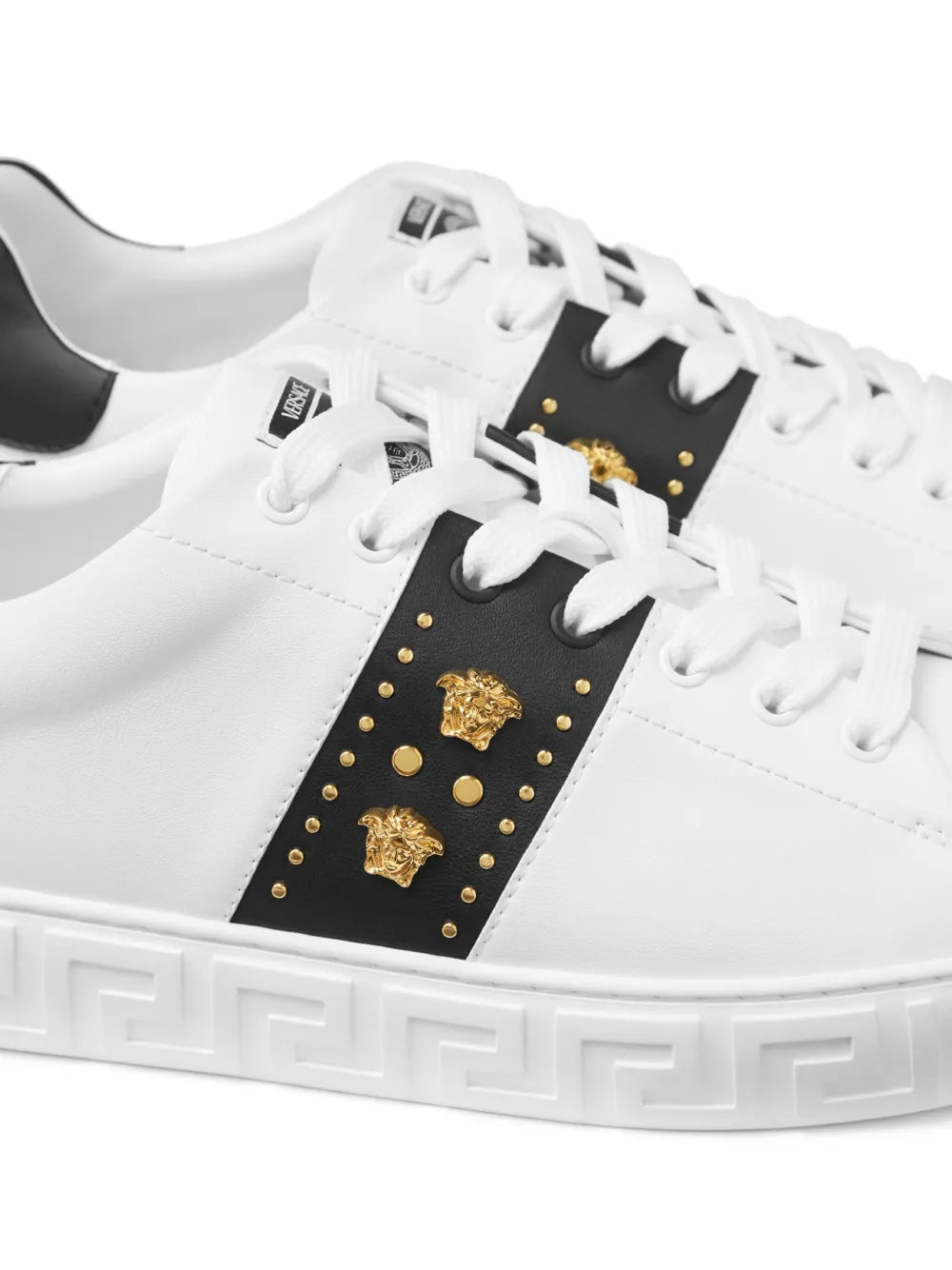 Versace Greca Studded Sneakers