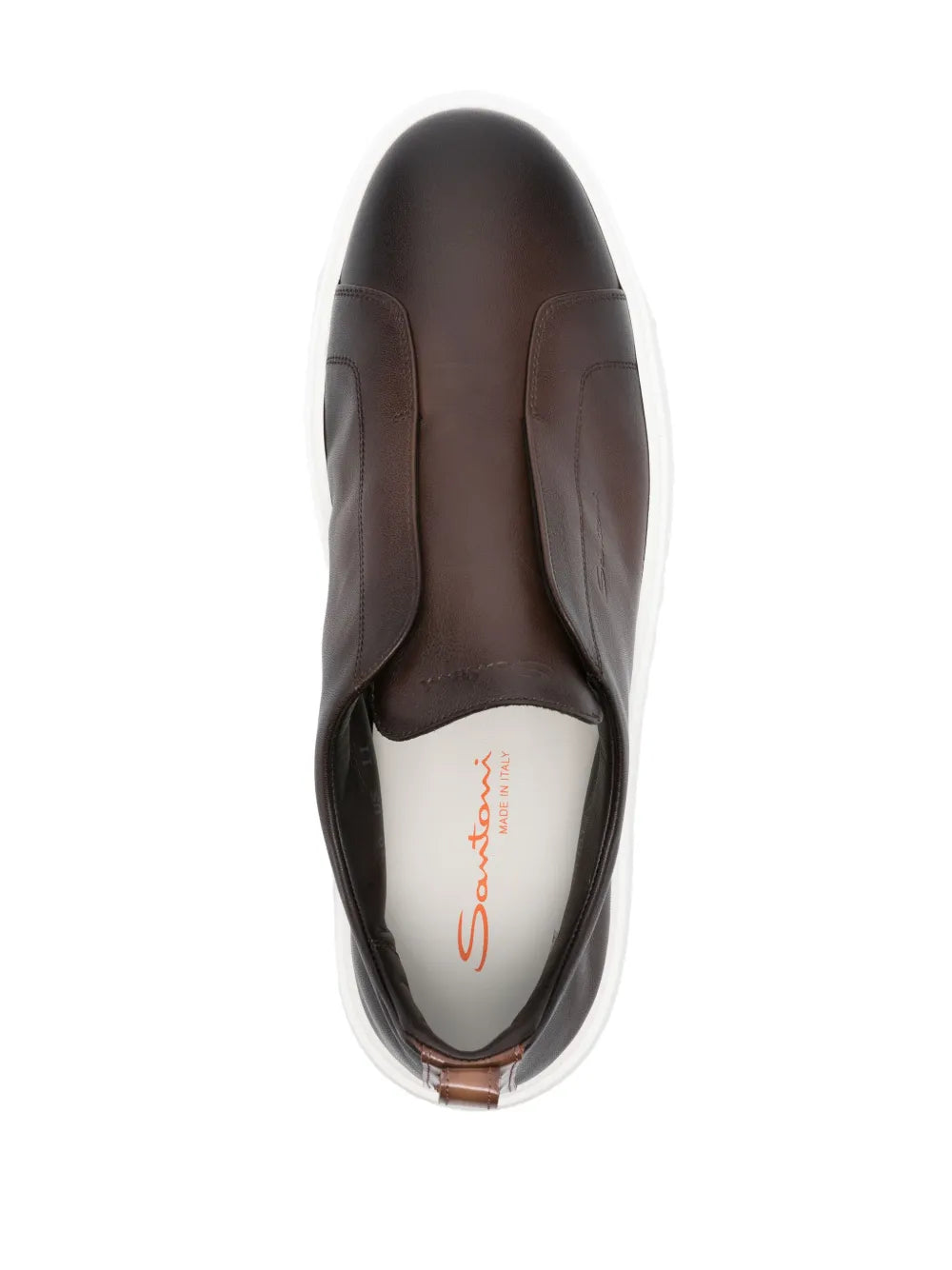 Santoni Leather Sneakers