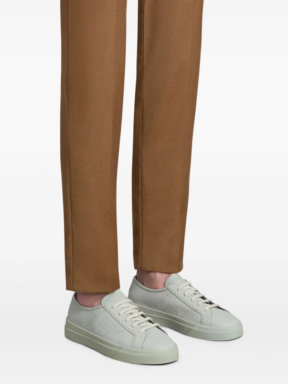 Santoni Double Buckle Sneakers