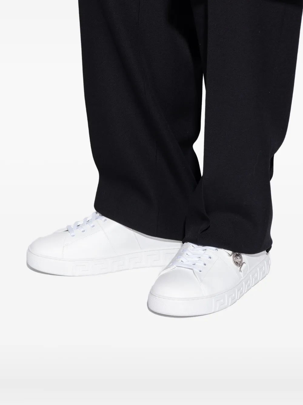 Versace Logo Low-Top Sneakers