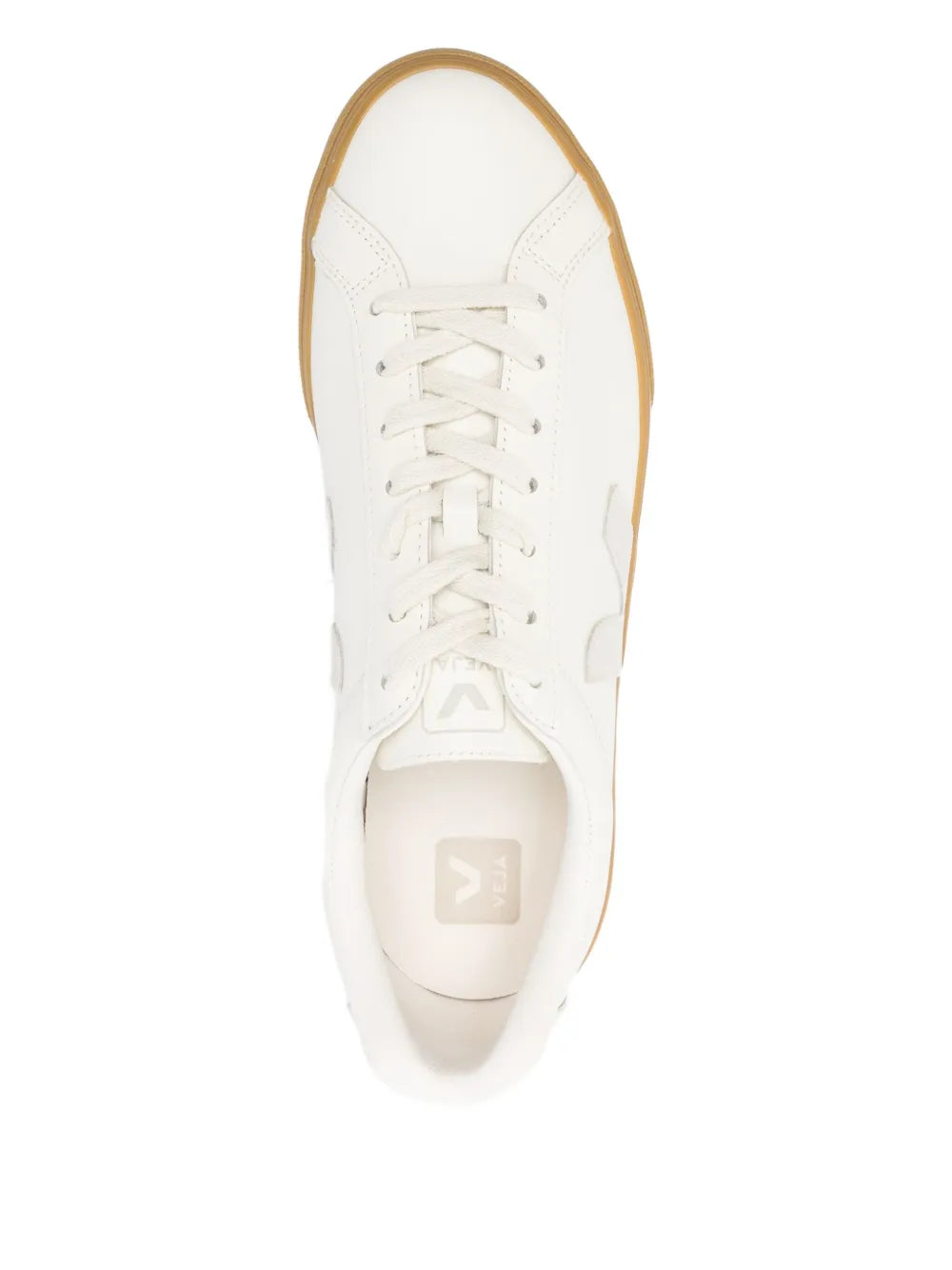 Veja Leather V Logo Sneakers
