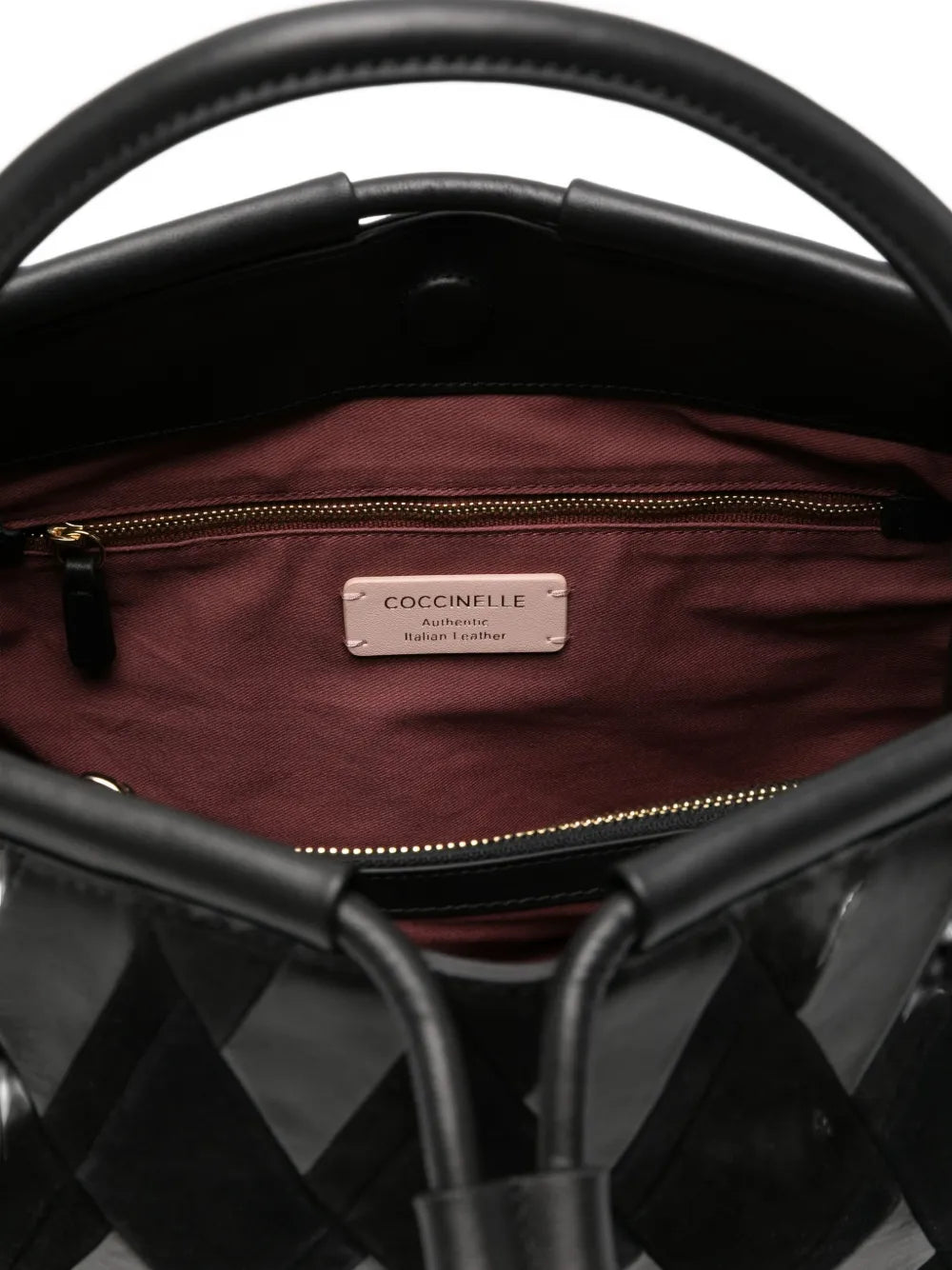 Coccinellequilted leather tote bag