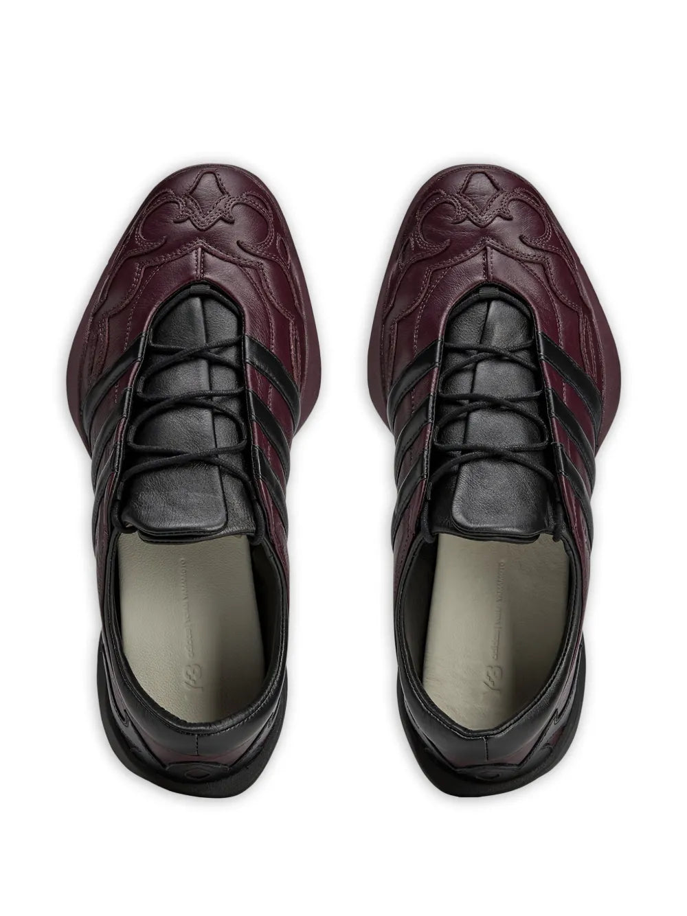 Y-3 Regu 2002 Leather Sneakers