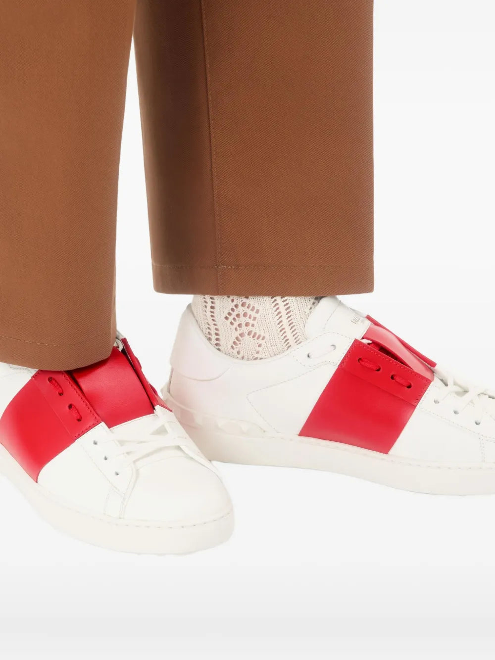 Valentino Garavani Open Leather Sneakers