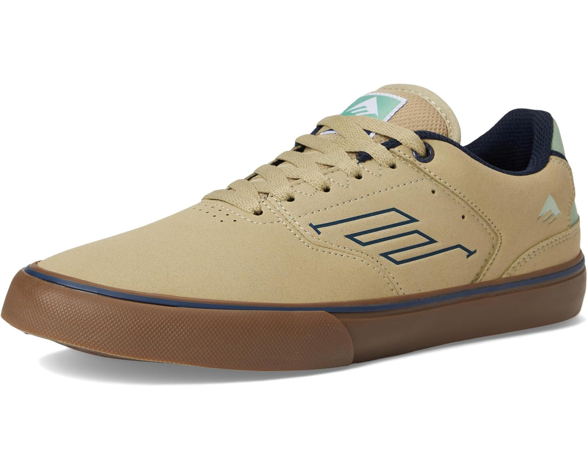 Men's Emerica The Low Vulc Tan/Blue/Green