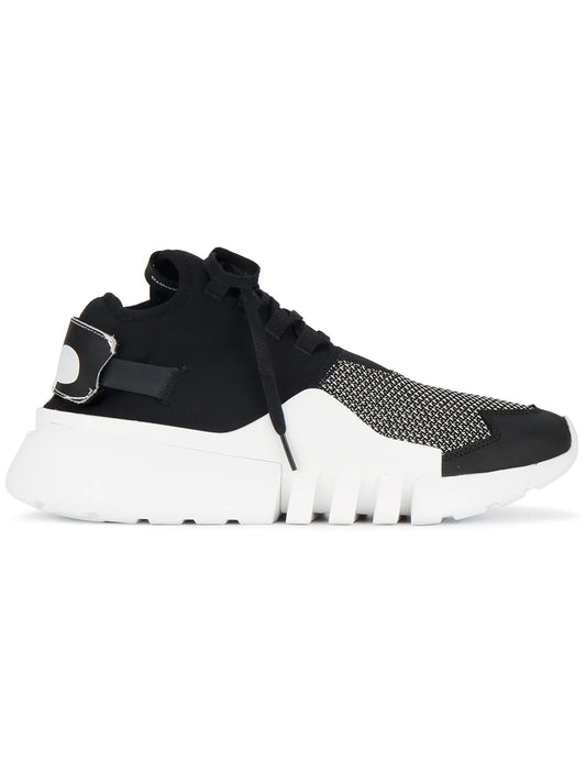 Y-3 Ridged-Sole Sneakers