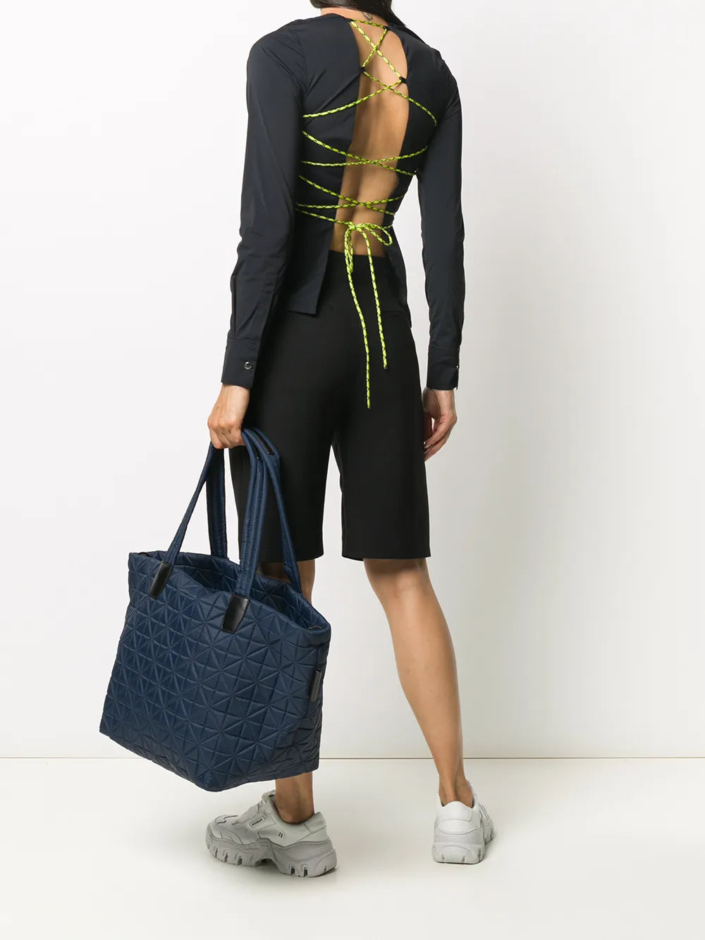 VeeCollectivelarge quilted tote bag