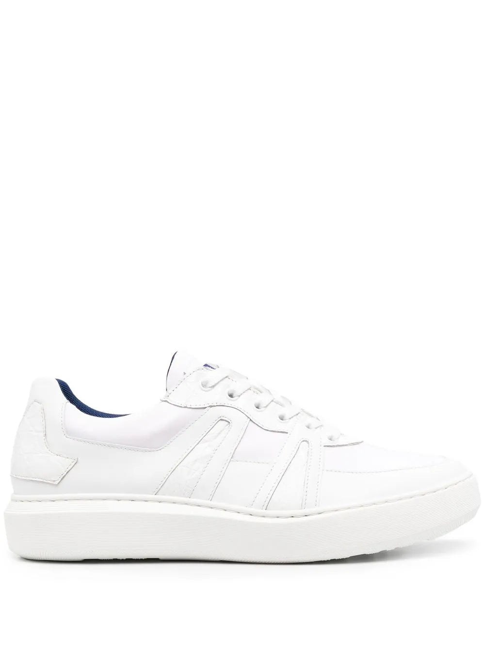 Zilli Panelled Low-Top Leather Sneakers