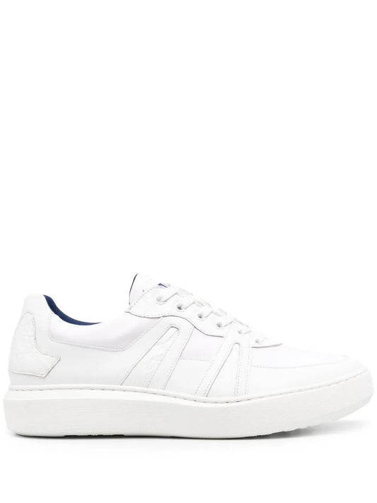 Zilli Panelled Low-Top Leather Sneakers