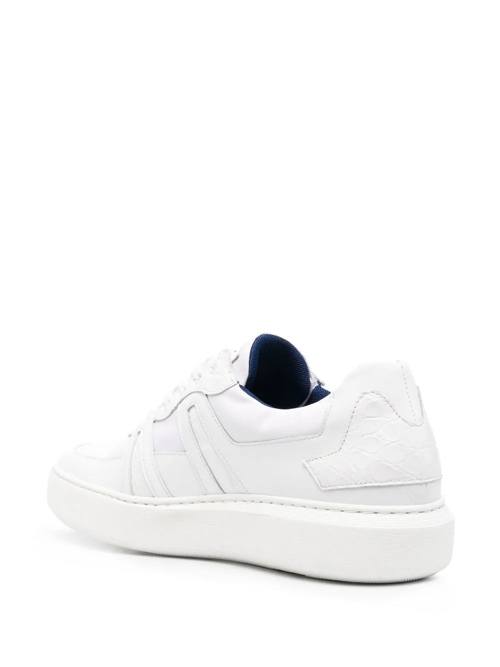 Zilli Panelled Low-Top Leather Sneakers