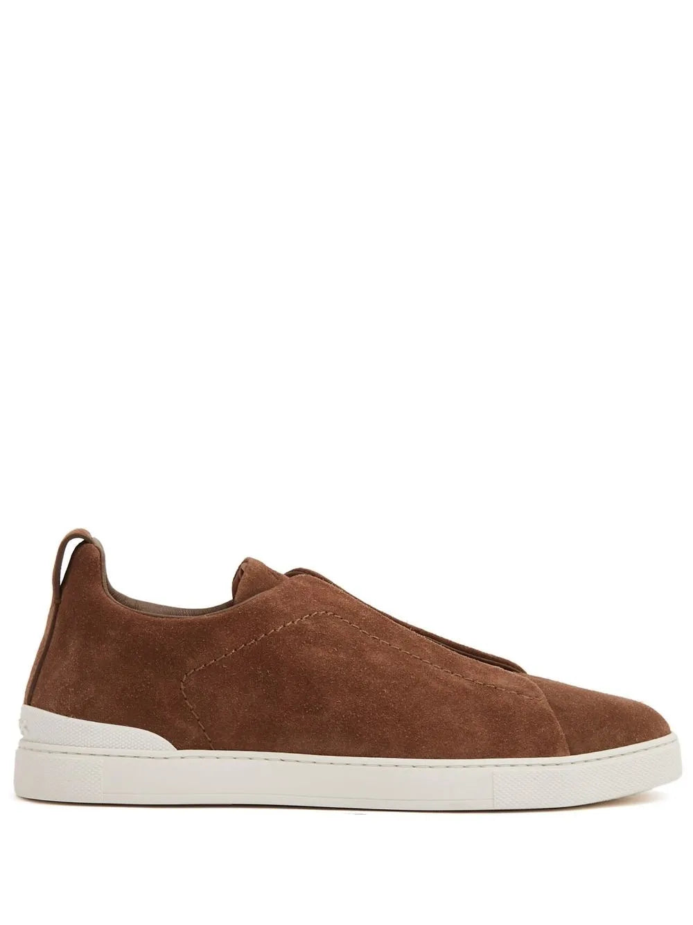 Zegna Suede Low-Top Sneakers