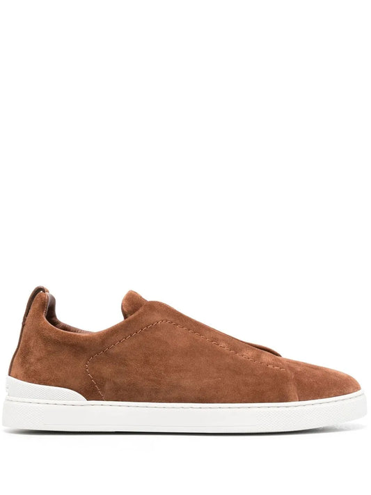 Zegna Low-Top Slip-On Sneakers