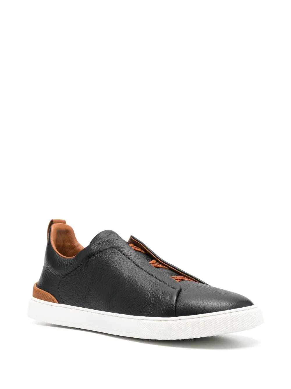 Zegna Triple Stitch Low-Top Sneakers