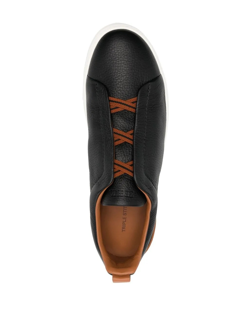 Zegna Triple Stitch Low-Top Sneakers