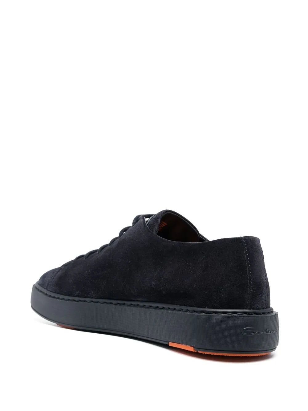 Santoni Low-Top Suede Sneakers
