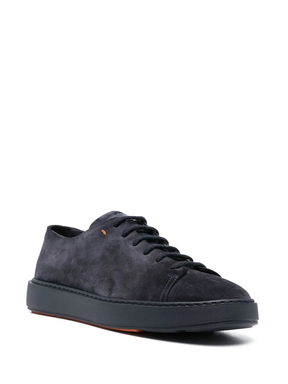 Santoni Low-Top Suede Sneakers