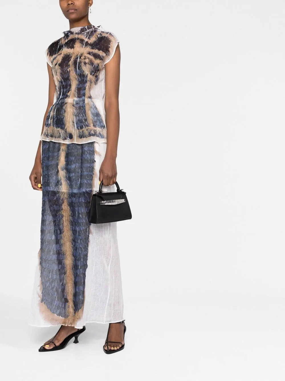 Ellemestructured mini-cross body bag