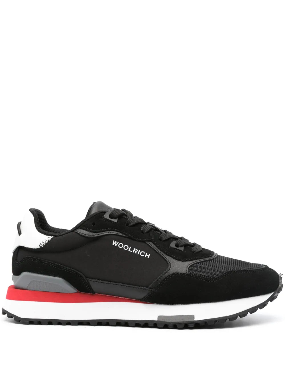 Woolrich Retro Panelled Logo-Print Sneakers