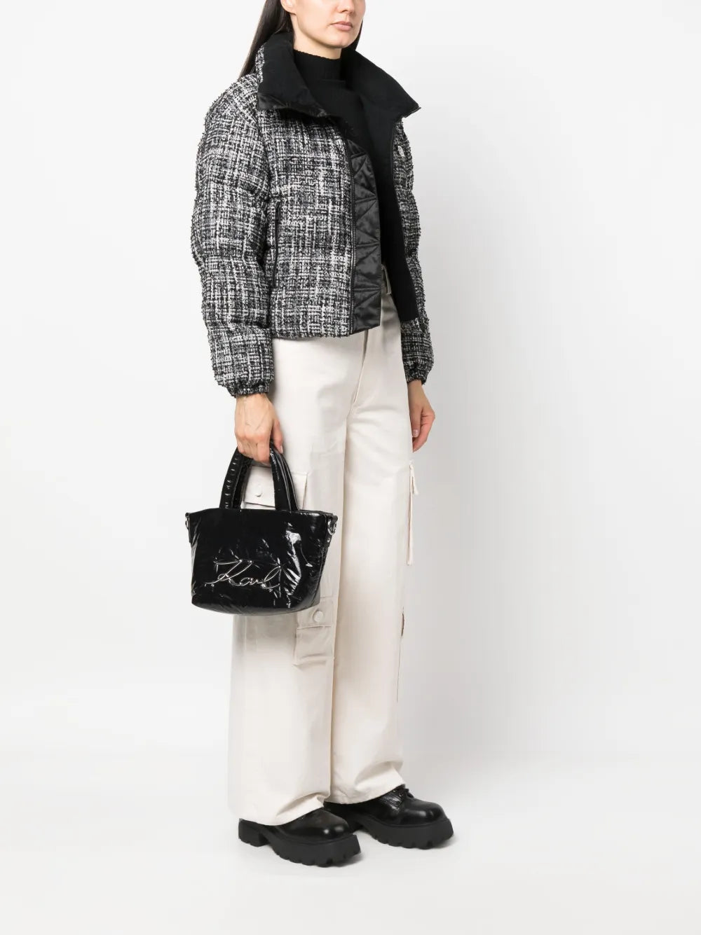 Karl LagerfeldK/Signature logo-plaque tote bag