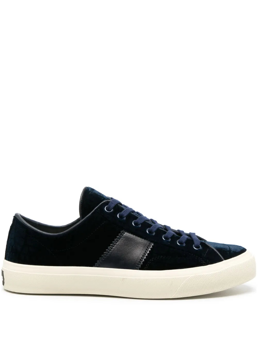 Tom Ford Cambridge Crocodile-Effect Leather Sneakers