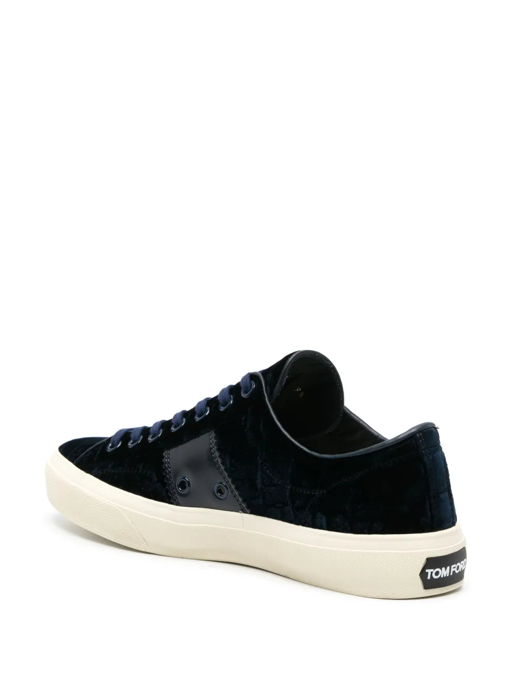 Tom Ford Cambridge Crocodile-Effect Leather Sneakers