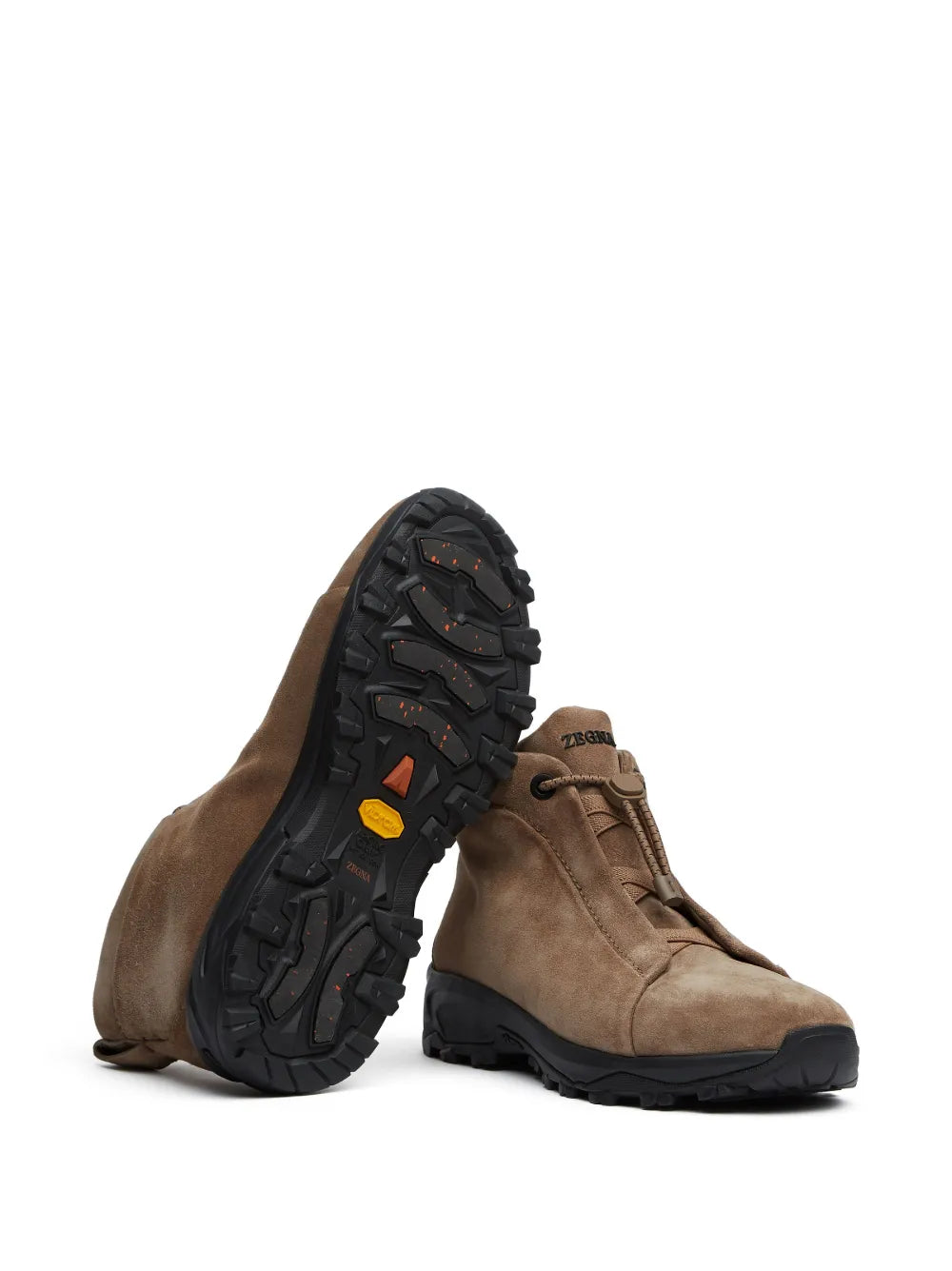Zegna Triple Stitch Vetta Suede Sneakers