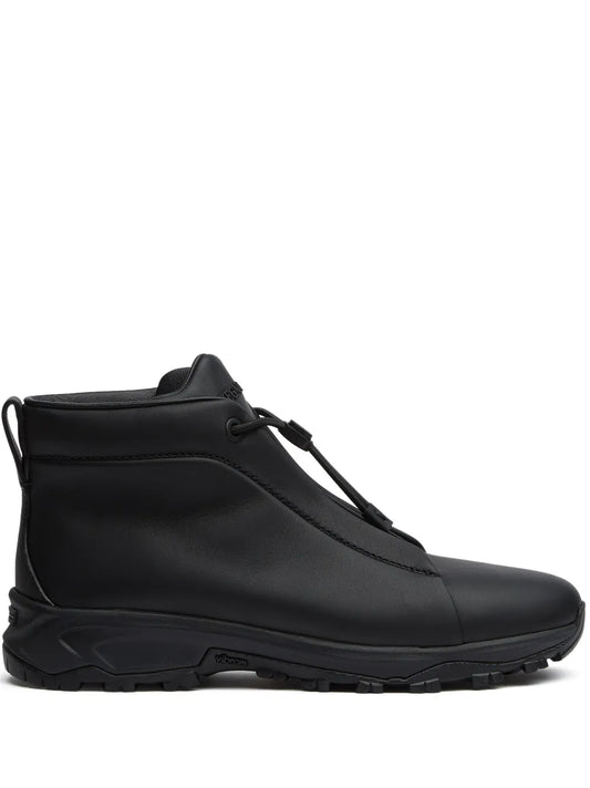 Zegna Triple Stitch Vetta Leather Sneakers