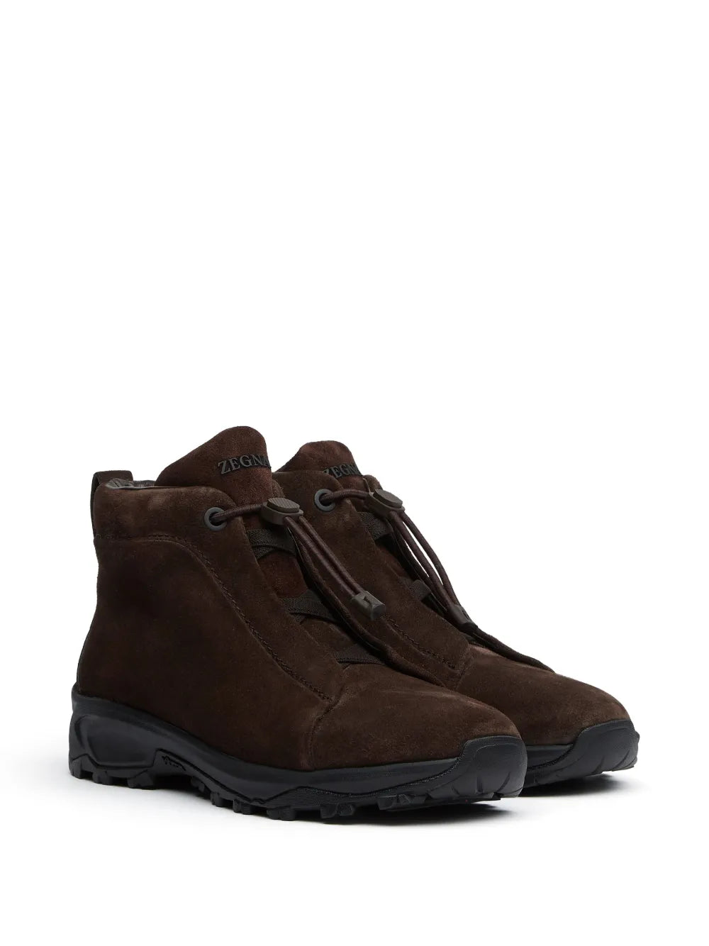 Zegna Triple Stitch Vetta Suede Sneakers