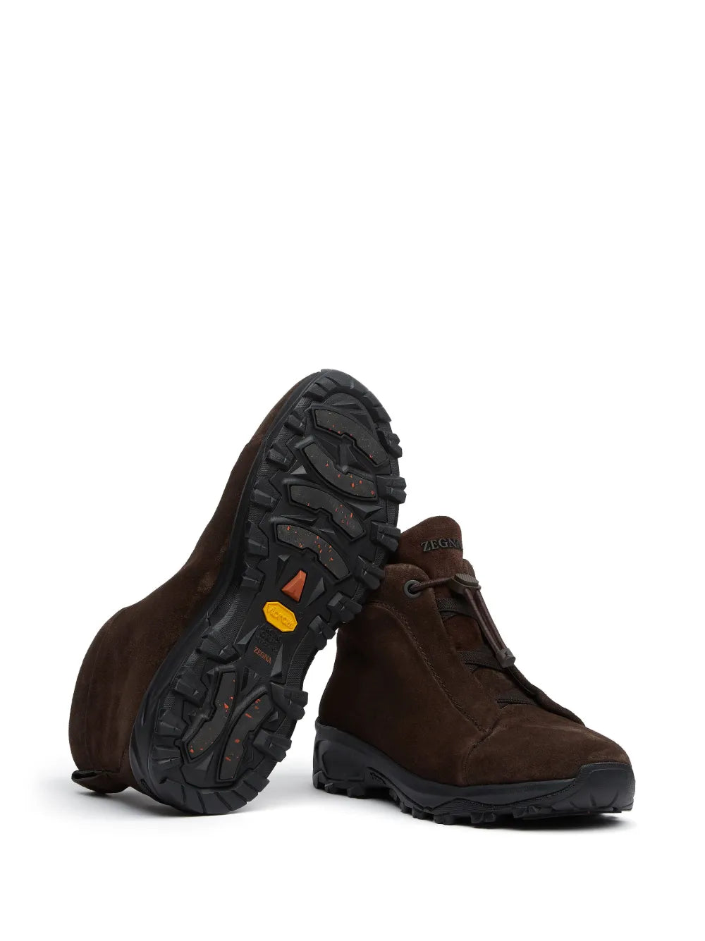 Zegna Triple Stitch Vetta Suede Sneakers