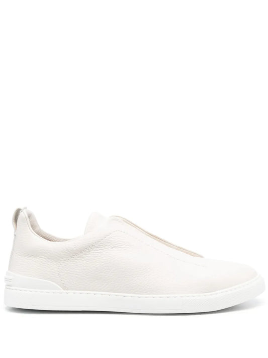 Zegna Triple Stitch Low-Top Sneakers