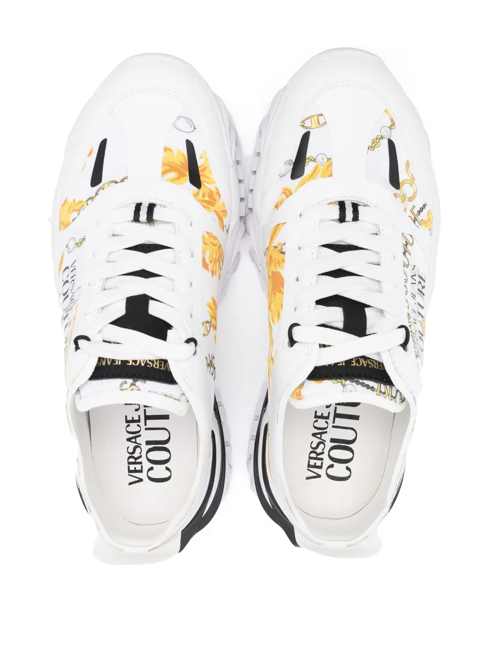 Versace Jeans Couture Baroccoflage-Print Low-Top Sneakers