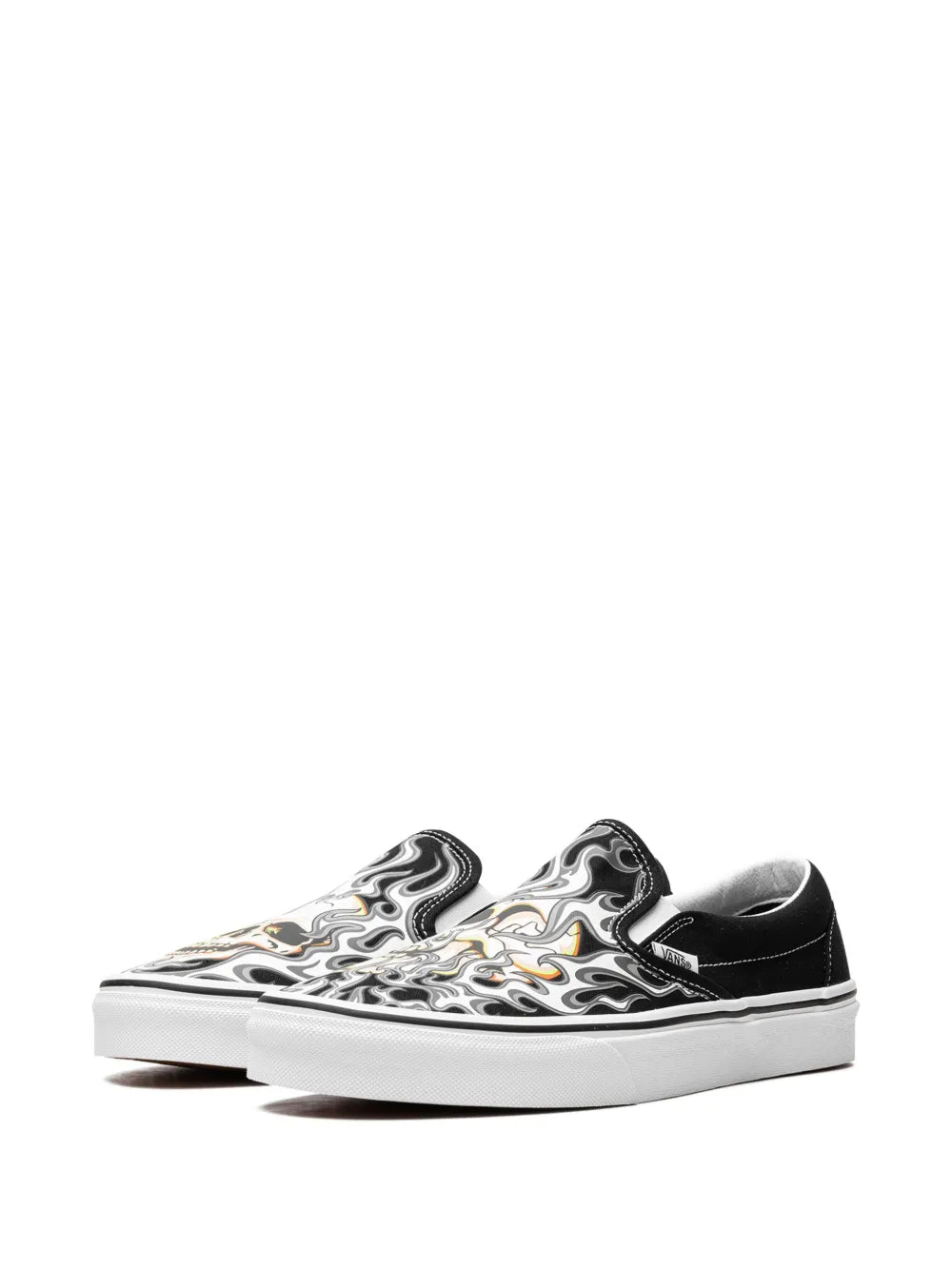 Vans Classic Slip-On Flame Skull Sneakers