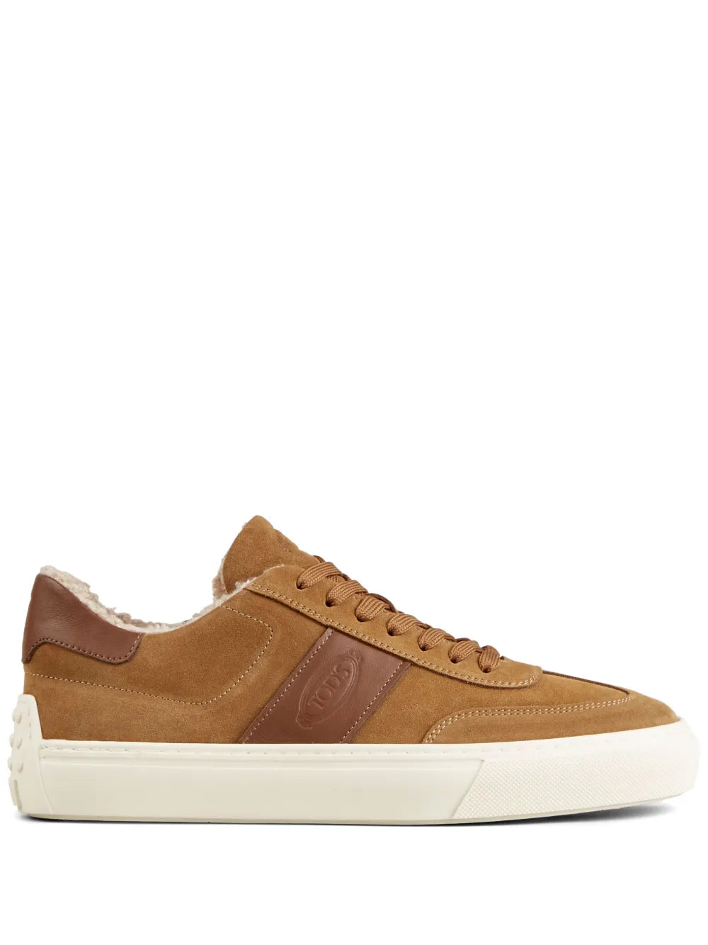 Tod'S Suede Shearling-Lined Sneakers
