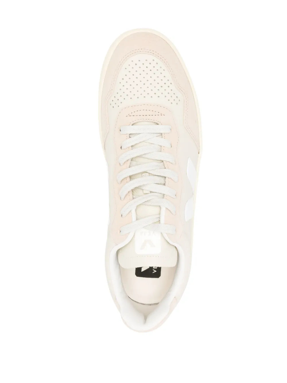 Veja V-90 Panelled Low-Top Suede Sneakers