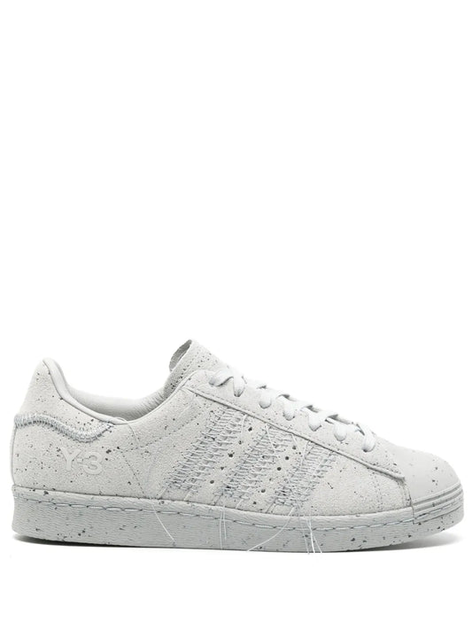 Y-3 Superstar Exposed-Seam Suede Sneakers