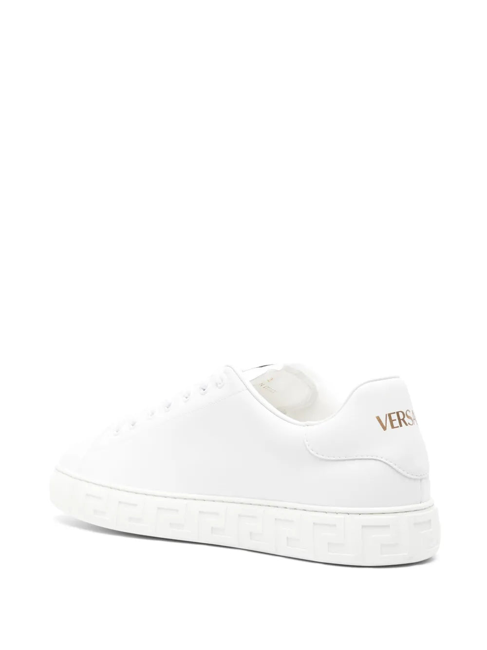 Versace Greca Faux-Leather Sneakers