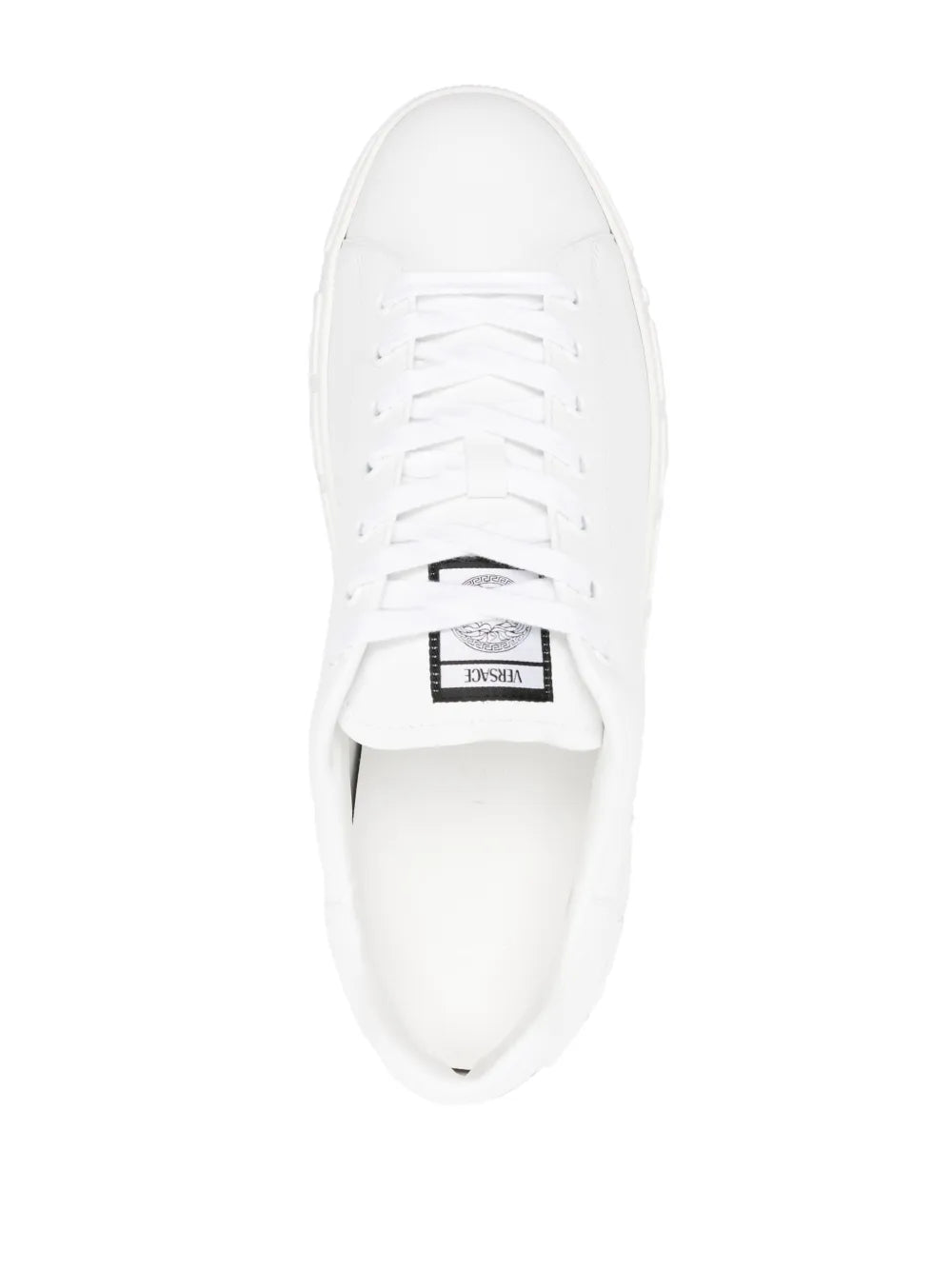 Versace Greca Faux-Leather Sneakers