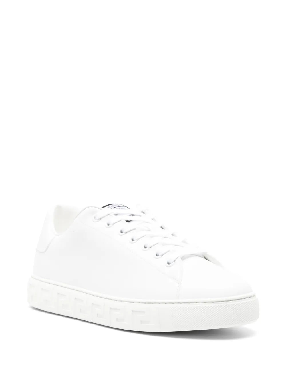 Versace Greca Faux-Leather Sneakers