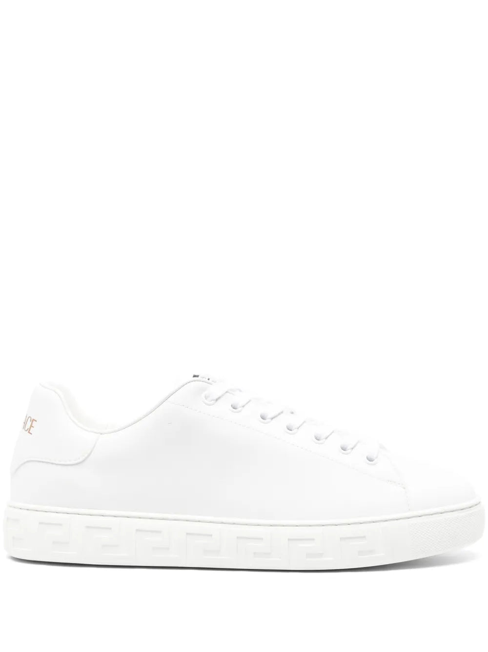 Versace Greca Faux-Leather Sneakers