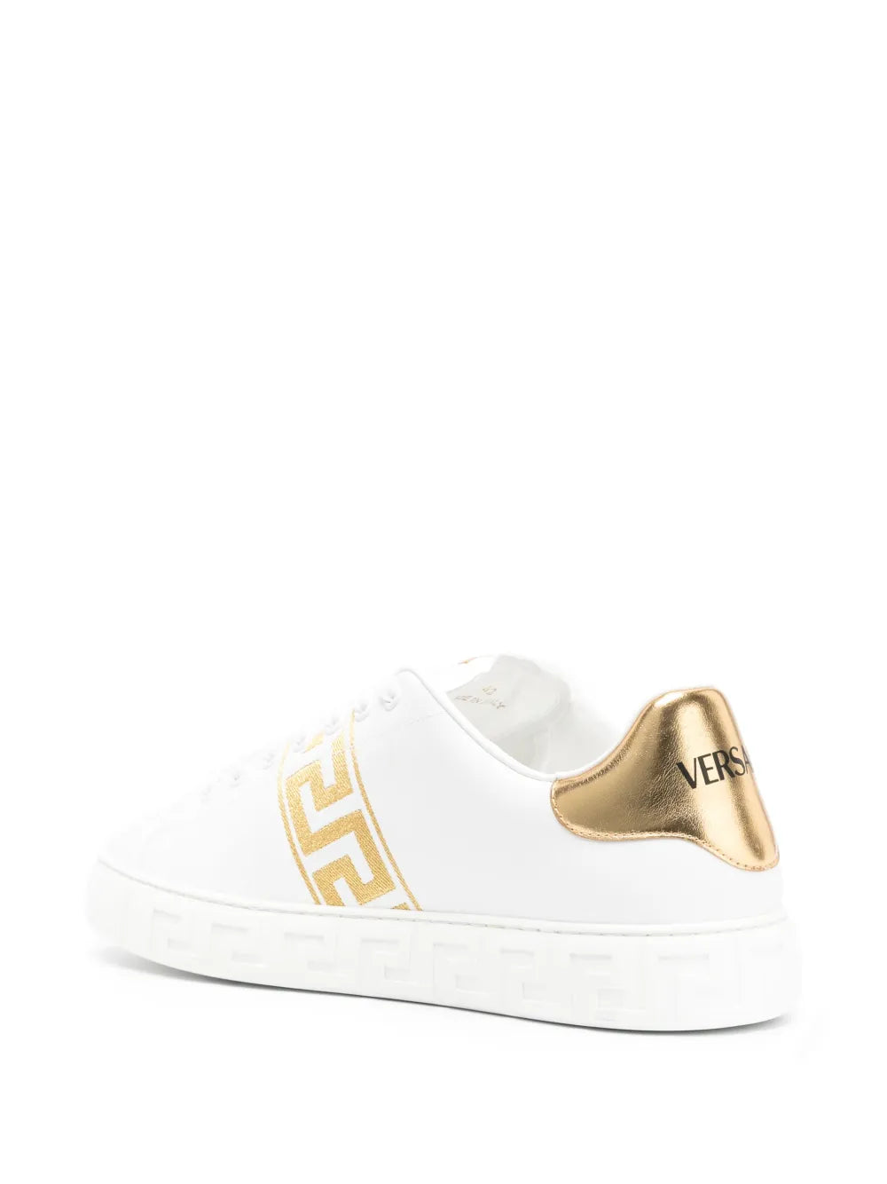 Versace Greca Embroidered Sneakers