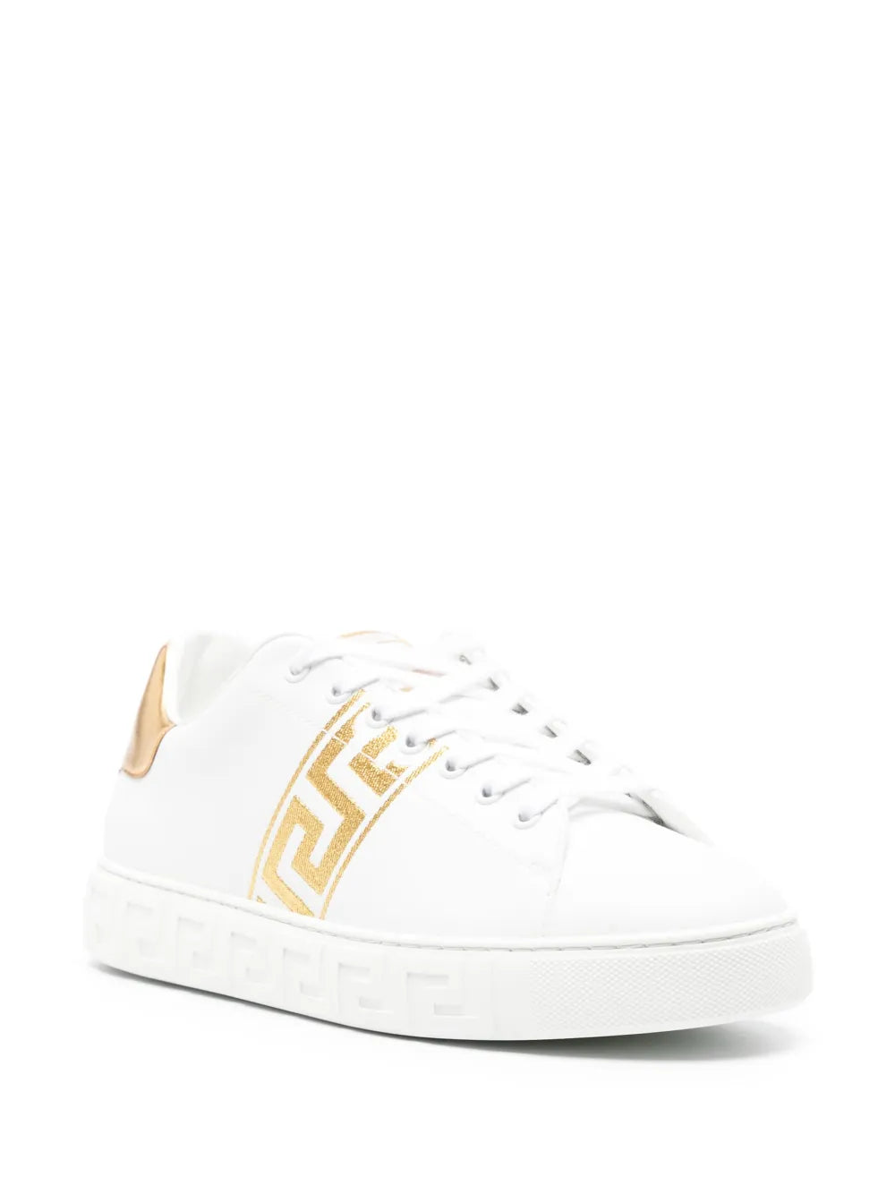 Versace Greca Embroidered Sneakers