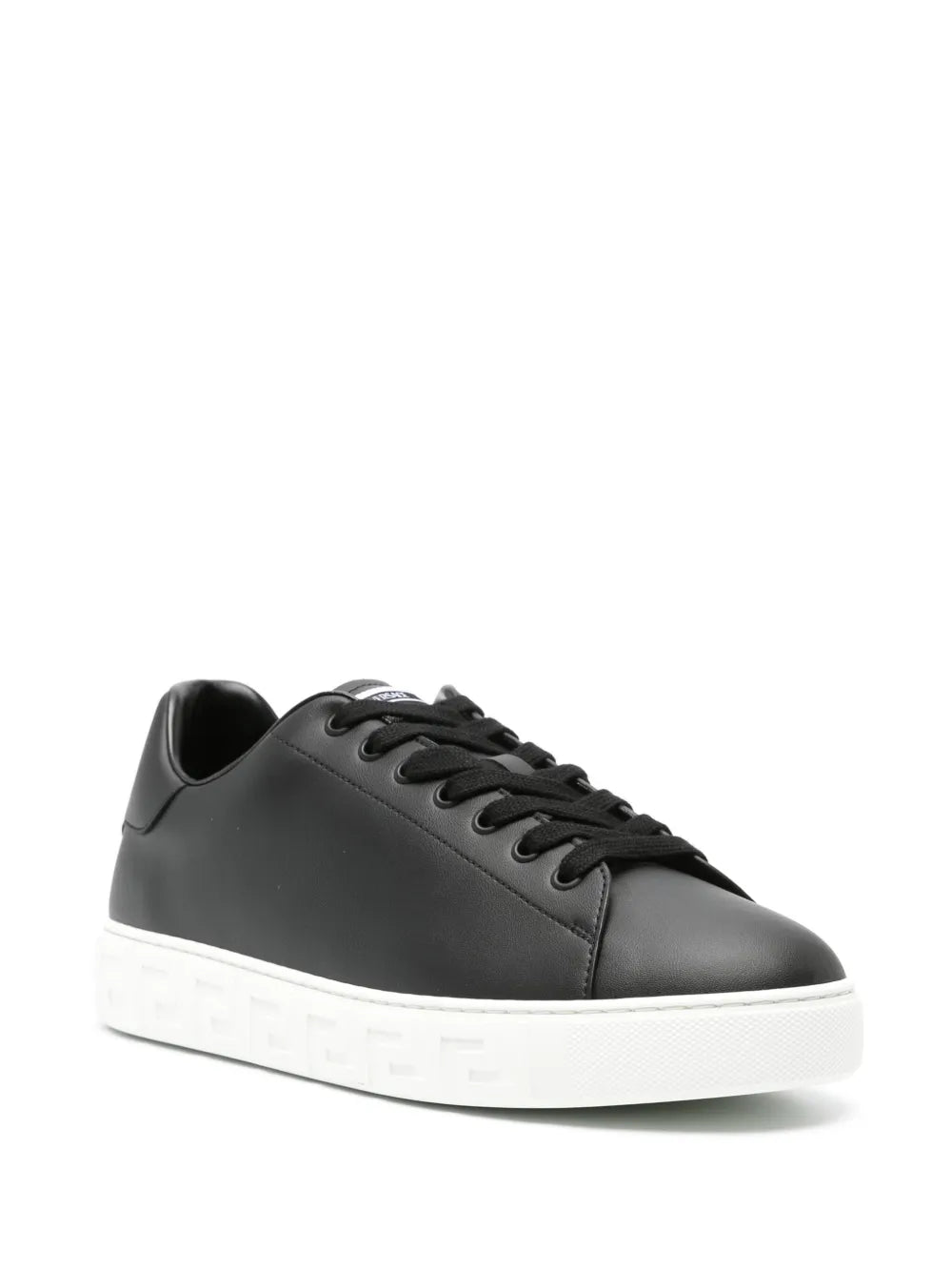 Versace Greca Faux-Leather Sneakers