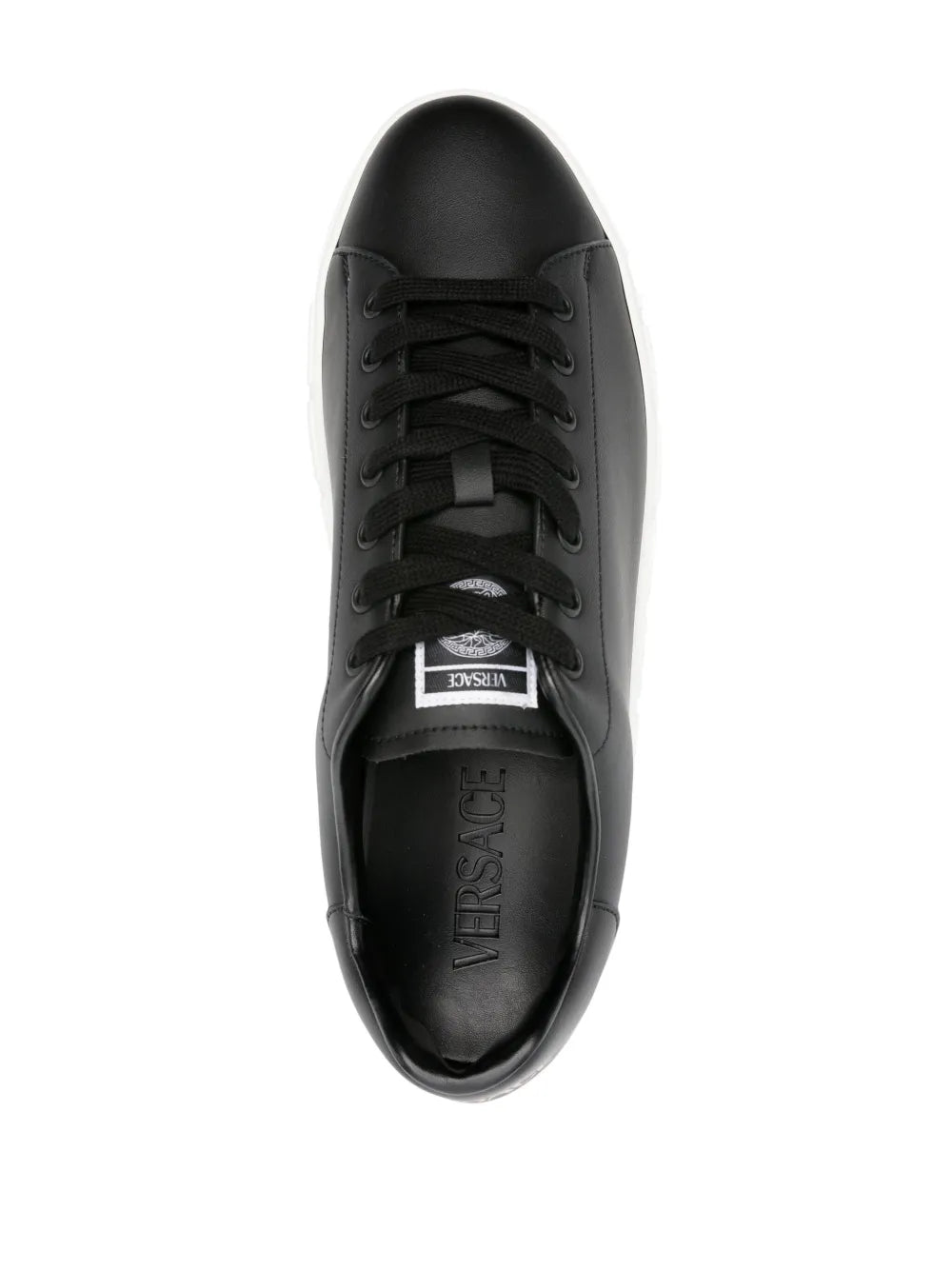 Versace Greca Faux-Leather Sneakers