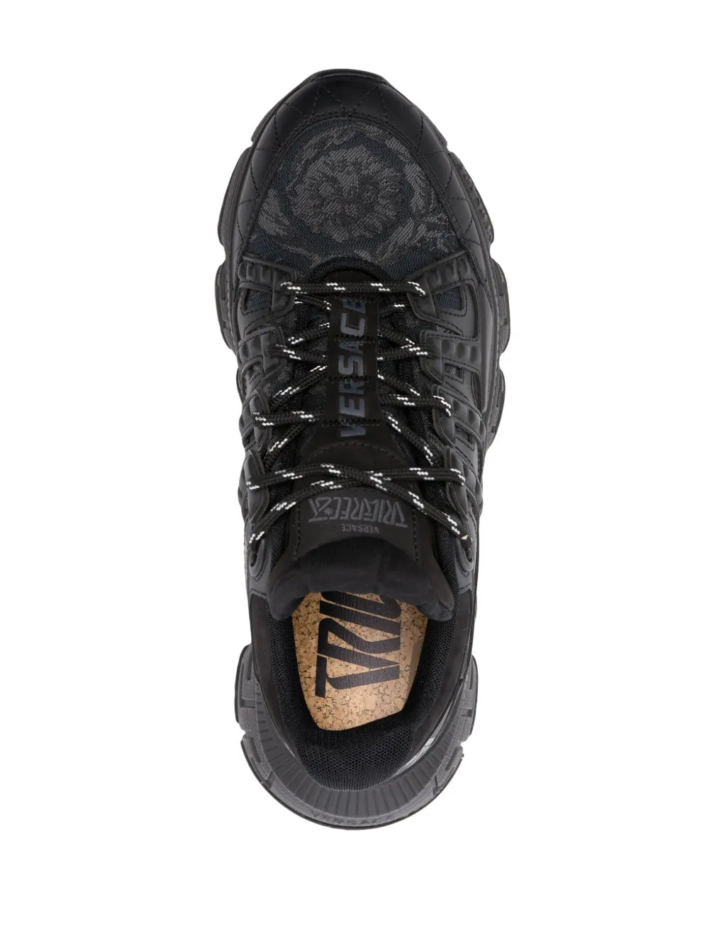 Versace Trigreca Barocco-Jacquard Sneakers