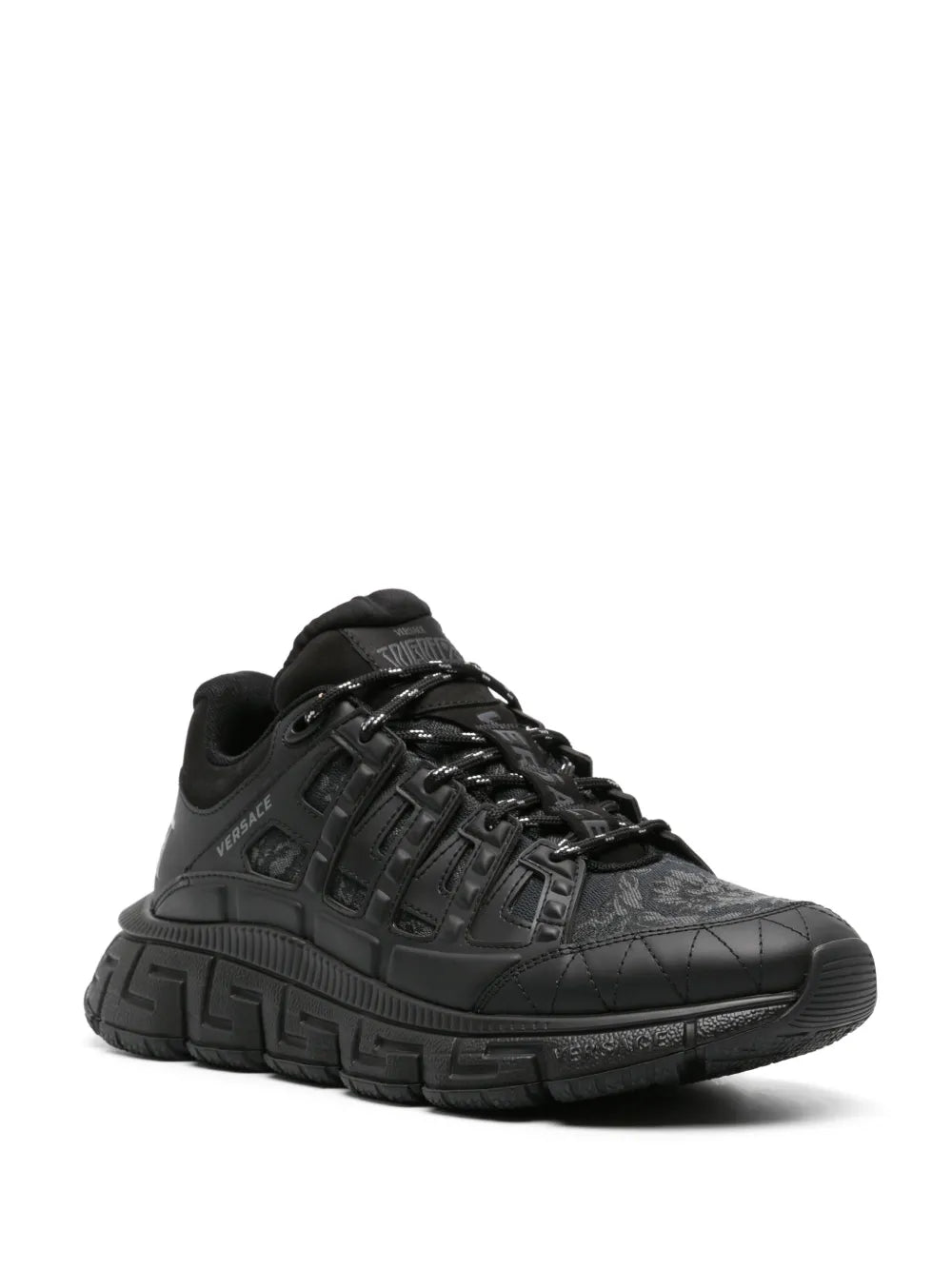 Versace Trigreca Barocco-Jacquard Sneakers