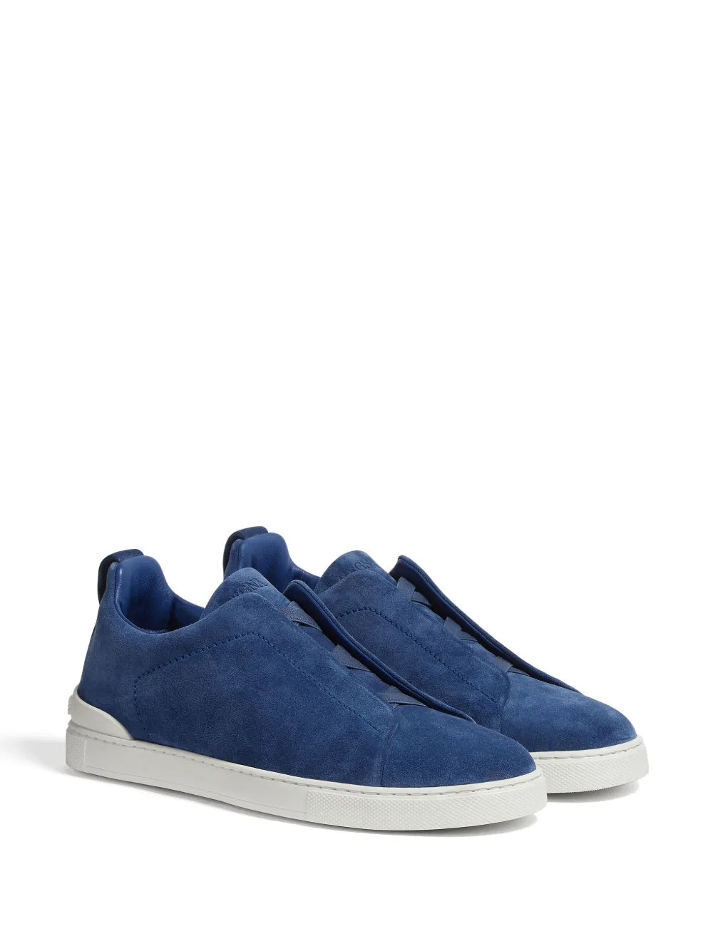 Zegna Triple Stitch?Suede Sneakers