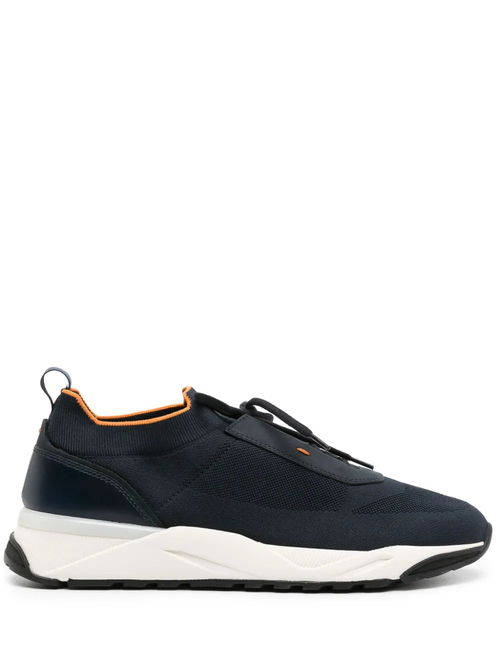 Santoni Knitted-Upper Sneakers