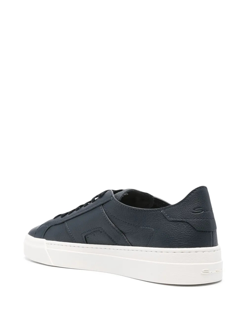 Santoni Grained Leather Sneakers